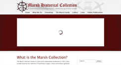 Desktop Screenshot of marshcollection.org